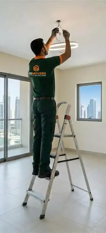 Ceiling light installed